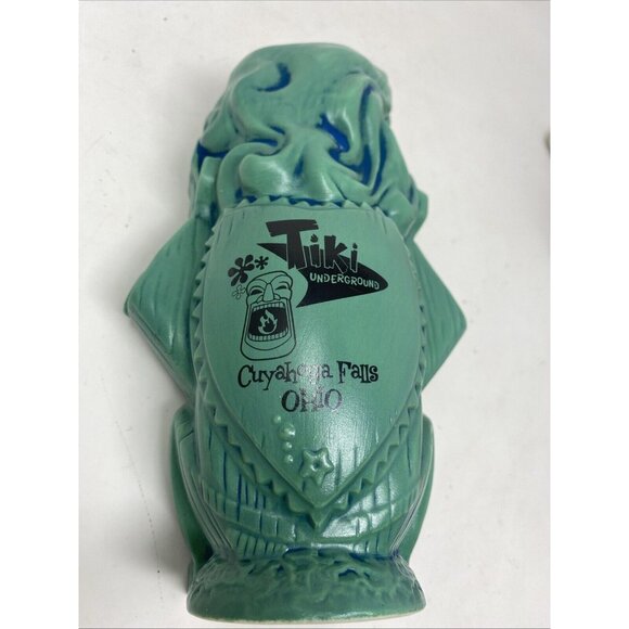 Tiki Farm Looky Leia Mermaid Blue Green Mug By Candy Weil Tiki For Underground - Picture 4 of 7